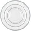 image:imagePARTY BARGAINS Disposable Plastic Plates  Contrast Collection Clear with Silver Rim  24 Plates 7in Appetizer 10in Dinner amp 13in Charger Plates 8 Each  Elegant Party Plates for Events