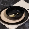 image:imagePARTY BARGAINS Disposable Plastic Bowls 16 oz Round Serving and Salad Bowls Black 10 Pack Party Bowls for Desserts Snacks Catering Weddings and Events