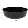 image:imagePARTY BARGAINS Disposable Plastic Bowls 16 oz Round Serving and Salad Bowls Black 10 Pack Party Bowls for Desserts Snacks Catering Weddings and Events