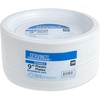 image:imageBlue Sky 9 Inch White Plastic Plates  100 Count Disposable Plastic Plates Microwave Safe Perfect for Birthday Parties Weddings Banquets Picnics and Everyday Use
