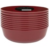 image:imagePARTY BARGAINS Disposable Plastic Bowls 16 oz Round Serving and Salad Bowls Cranberry Red 20 Pack Party Bowls for Desserts Snacks Catering Weddings and Events