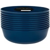 image:imagePARTY BARGAINS Disposable Plastic Bowls 16 oz Round Serving and Salad Bowls Navy Blue 20 Pack Party Bowls for Desserts Snacks Catering Weddings and Events