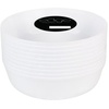 image:imagePARTY BARGAINS Disposable Plastic Bowls 16 oz Round Serving and Salad Bowls White 10 Pack Party Bowls for Desserts Snacks Catering Weddings and Events