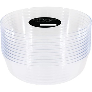 image:imagePARTY BARGAINS Disposable Plastic Bowls 16 oz Round Serving and Salad Bowls Clear 20 Pack Party Bowls for Desserts Snacks Catering Weddings and Events