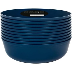 image:imagePARTY BARGAINS Disposable Plastic Bowls 16 oz Round Serving and Salad Bowls Navy Blue 10 Pack Party Bowls for Desserts Snacks Catering Weddings and Events