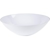 image:imagePARTY BARGAINS 16oz Disposable Organic Collection Round Bowls 10 Pack White with Silver Rim Elegant Plastic Dish Bowl Containers Dishware for Storing Serving Snack