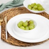 image:imagePARTY BARGAINS 6oz Disposable Organic Collection Round Bowls 50 Pack White Premiumquality amp Elegant Plastic Dish Bowl Containers Dishware for Storing Serving