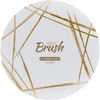 image:imagePARTY BARGAINS 10 Brush Strokes Collection Dinner Plates 20 Pack White PlateGold Brush Disposable Plastic Tableware Plates for Birthday Parties Banquet Formal Events