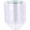 image:imagePARTY BARGAINS 6oz Disposable Organic Collection Round Bowls 50 Pack Clear Premiumquality amp Elegant Plastic Dish Bowl Containers Dishware for Storing Serving