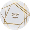 image:imagePARTY BARGAINS 75 Brush Strokes Collection Salad Plates 10 Pack White PlateGold Brush Disposable Plastic Tableware Plates for Birthday Parties Banquet Formal Events