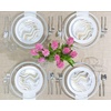 image:imagePARTY BARGAINS 75 Curve Collection Disposable Dinner Plates  10 Pack Heavy Duty Silver Gold Curve Elegant Tableware Dish Plates for Banquets Catering and Formal Events