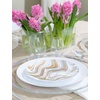 image:imagePARTY BARGAINS 75 amp 10 Curve Collection Disposable Dinner Plates Combo  32 Pack Heavy Duty Silver Gold Curve Elegant Tableware Dish Plates for Banquets Catering and Formal Events