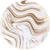 image:imagePARTY BARGAINS 75 amp 10 Curve Collection Disposable Dinner Plates Combo  64 Pack Heavy Duty WhitePink Gold Curve Elegant Tableware Dish Plates for Banquets Catering and Formal Events
