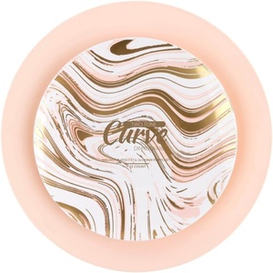 image:imagePARTY BARGAINS 75 amp 10 Curve Collection Disposable Dinner Plates Combo  64 Pack Heavy Duty WhitePink Gold Curve Elegant Tableware Dish Plates for Banquets Catering and Formal Events