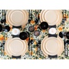 image:imagePARTY BARGAINS 106 Disposable Beige Plates 10 Pack Heavy Duty Plastic Edge Collection Tableware Dish Platter Dinnerware Table Setting Plates for Catering Events