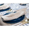 image:imagePARTY BARGAINS 106 Disposable Dark Blue Plates 10 Pack Heavy Duty Plastic Edge Collection Tableware Dish Platter Dinnerware Table Setting Plates for Catering Events