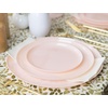 image:imagePARTY BARGAINS 106 Disposable Pink Plates 10 Pack Heavy Duty Plastic Edge Collection Tableware Dish Platter Dinnerware Table Setting Plates for Catering Events