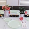 image:imagePARTY BARGAINS 106 Disposable Plastic Plates  Heavy Duty Dinner Plates for Weddings Parties Catering Banquets Events Elegant Edge Collection Party Plates Mint Green 20 Pack