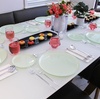 image:imagePARTY BARGAINS 106 Disposable Plastic Plates  Heavy Duty Dinner Plates for Weddings Parties Catering Banquets Events Elegant Edge Collection Party Plates Mint Green 10 Pack