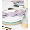 image:imagePARTY BARGAINS 106 Disposable Plastic Plates  Heavy Duty Dinner Plates for Weddings Parties Catering Banquets Events Elegant Edge Collection Party Plates White with Gold Rim 10 Pack