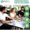 image:imagePARTY BARGAINS 12oz Disposable White Plastic Bowls 200 Pack Microwave Safe Dinnerware