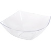 image:imagePARTY BARGAINS 32oz Square Plastic Bowls  5 Pack White Heavy Duty Shatterproof Disposable Fancy Serving Bowls Premium Quality Salad Bowls for Weddings Baby Shower Party SnackClear  5 Pack