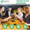 image:imagePARTY BARGAINS 5oz Disposable Black Plastic Bowls 200 Pack Microwave Safe Dinnerware