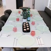 image:imagePARTY BARGAINS 63 Disposable Mint Green Plates 20 Pack Heavy Duty Plastic Edge Collection Tableware Dish Platter Dinnerware Table Setting Plates for Catering Events