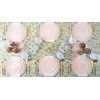 image:imagePARTY BARGAINS 63 Disposable Pink Plates 20 Pack Heavy Duty Plastic Edge Collection Tableware Dish Platter Dinnerware Table Setting Plates for Catering Events