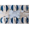 image:imagePARTY BARGAINS 86 Disposable Dark Blue Plates 20 Pack Heavy Duty Plastic Edge Collection Tableware Dish Platter Dinnerware Table Setting Plates for Catering Events
