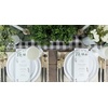 image:imagePARTY BARGAINS 86 Disposable Plastic Plates  Heavy Duty Salad Lunch Plates for Weddings Parties Catering Events Elegant Edge Collection Party Plates White 10 Pack