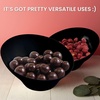 image:imagePARTY BARGAINS Angled Plastic Bowls  5 Pack Black Heavyduty Premium Quality Medium Serving Bowl Excellent for Weddings Baby amp Bridal Showers Parties amp More