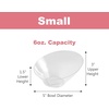 image:imagePARTY BARGAINS Angled Plastic Bowls  8 Pack Clear Heavyduty Premium Quality Small Serving Bowl Excellent for Weddings Baby amp Bridal Showers Parties amp More