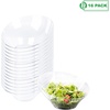 image:imagePARTY BARGAINS Clear Plastic Angled Bowls 10 oz Small 16 Pack HeavyDuty Disposable Party Serving Bowls for Appetizers amp Desserts