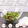 image:imagePARTY BARGAINS Clear Plastic Angled Bowls 22 oz Medium 5 Pack HeavyDuty Disposable Party Serving Bowls for Salads amp SnacksClear