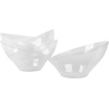 image:imagePARTY BARGAINS Clear Plastic Angled Bowls 22 oz Medium 5 Pack HeavyDuty Disposable Party Serving Bowls for Salads amp SnacksClear