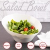image:imagePARTY BARGAINS Clear Plastic Angled Bowls 22 oz Medium 5 Pack HeavyDuty Disposable Party Serving Bowls for Salads amp SnacksWhite