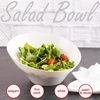 image:imagePARTY BARGAINS White Plastic Angled Bowls 22 oz Medium 5 Pack HeavyDuty Disposable Party Serving Bowls for Salads amp Snacks