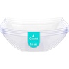 image:imagePARTY BARGAINS 32oz Square Plastic Bowls  5 Pack White Heavy Duty Shatterproof Disposable Fancy Serving Bowls Premium Quality Salad Bowls for Weddings Baby Shower Party SnackClear