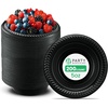 image:imagePARTY BARGAINS 5oz Disposable Black Plastic Bowls 200 Pack Microwave Safe Dinnerware