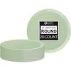 image:imagePARTY BARGAINS 86 Disposable Plastic Plates  Heavy Duty Salad Lunch Plates for Weddings Parties Catering Events Elegant Edge Collection Party Plates Mint Green 20 Pack