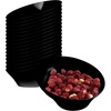 image:imagePARTY BARGAINS Black Plastic Angled Bowls 10 oz Small 16 Pack HeavyDuty Disposable Party Serving Bowls for Appetizers amp Desserts
