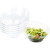 image:imagePARTY BARGAINS Clear Plastic Angled Bowls 22 oz Medium 5 Pack HeavyDuty Disposable Party Serving Bowls for Salads amp SnacksClear