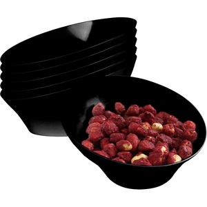 image:imagePARTY BARGAINS Angled Plastic Bowls  5 Pack Black Heavyduty Premium Quality Medium Serving Bowl Excellent for Weddings Baby amp Bridal Showers Parties amp More