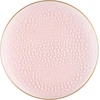 image:imagePARTY BARGAINS 7 Organic Hammered Dinner Plates 10 Pack Transparent Pink PlateGold Rim Disposable Plastic Table Setting Dish Plates for Birthdays Banquet Formal Events