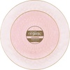 image:imagePARTY BARGAINS 7 amp 10 Organic Collection Hammered Appetizer and Dinner Plates Combo with Gold Rim  Transparent Pink 32Pack Disposable Plastic Tableware for Birthdays Banquets and Formal Events