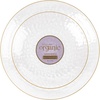 image:imagePARTY BARGAINS 7 amp 9 Organic Hammered Dinner Plates Combo 32 Pack Transparent Clear PlateGold Rim Disposable Plastic Table Dish Plates for Birthdays Banquet Formal Events