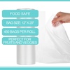 image:image12 X 20 Plastic Unprinted Produce Bag on a Roll Bread and Grocery Clear Bag 340 Bags