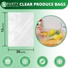 image:image12 X 20 Plastic Unprinted Produce Bag on a Roll Bread and Grocery Clear Bag 340 Bags