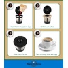 image:image300 Paper Coffee SingleUse Filters Brown AllNatural amp Unbleached for Keurig Brewers and Compatible with KCup Pods 10 amp 20 Models Disposable filters300 Coffee Filter